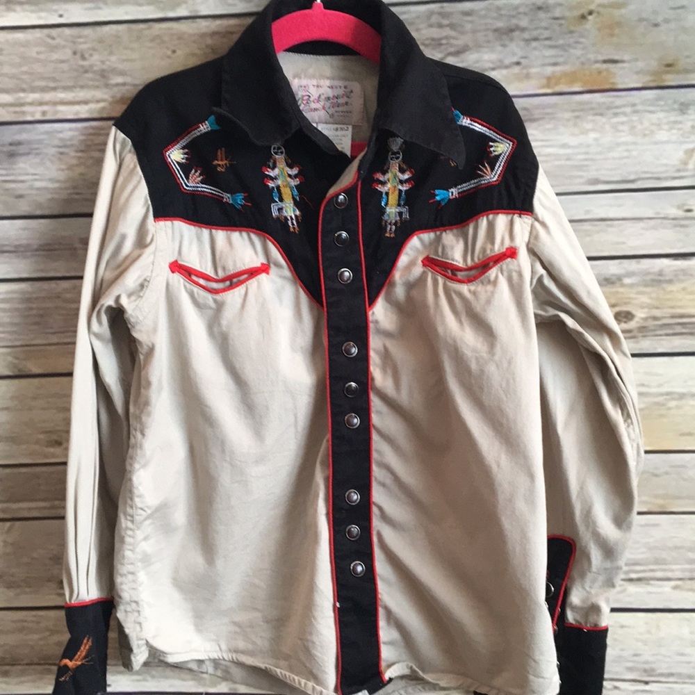Tru West Rockmount Ranch Wear Cowboy Shirt